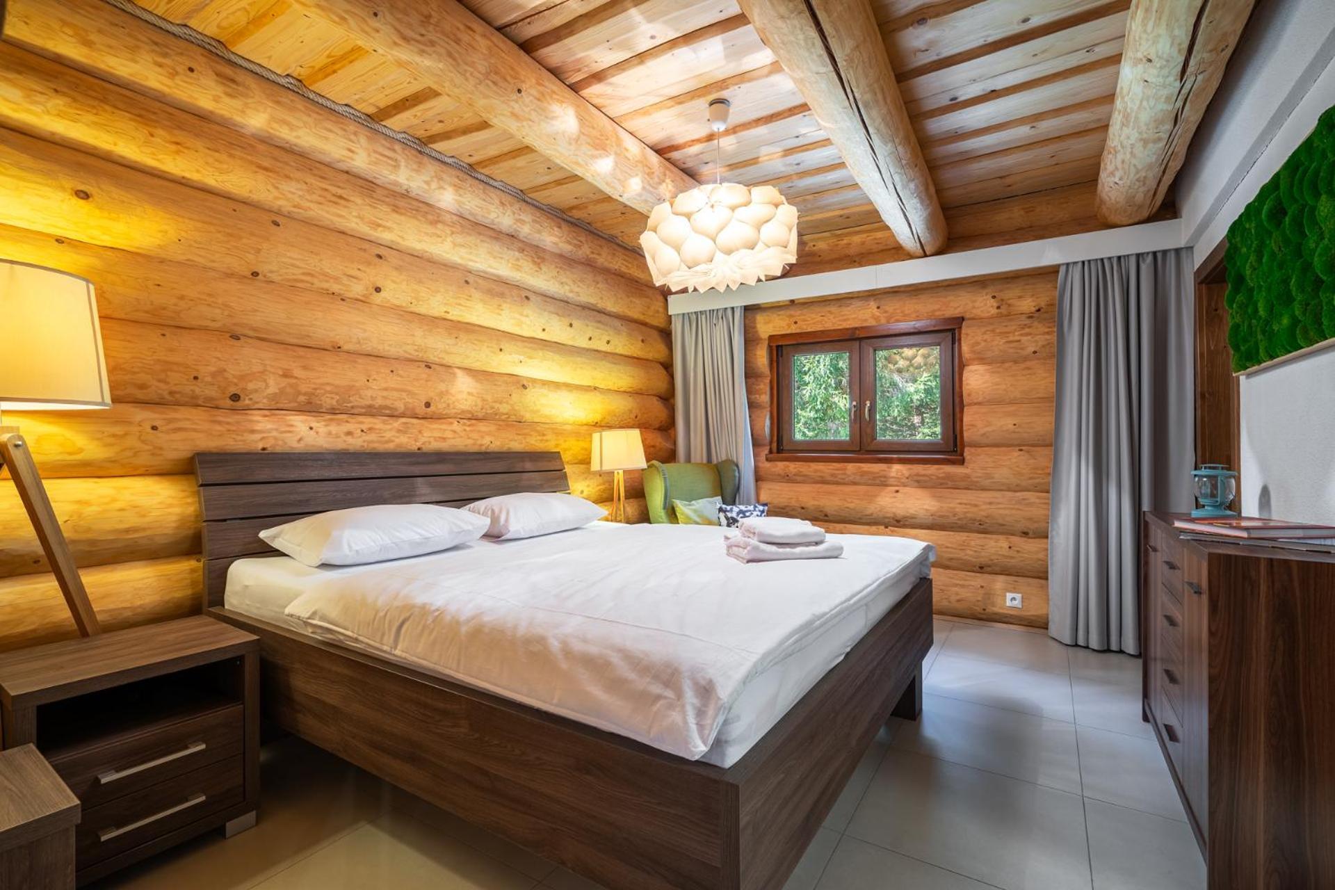 Chalet Piros - Sauna - Jacuzzi - Beautiful Scenery - Kids Playground - In The Forest *